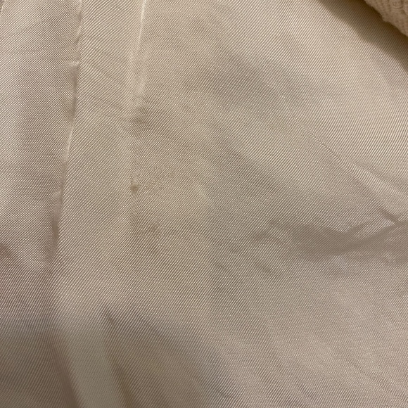 Moschino Vintage Cream Wool Coat Size 8 - Picture 15 of 15